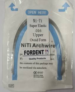 pyrax Dental Super Elastic NiTi Archwire Upper 016 (1x10) Dental Elevator