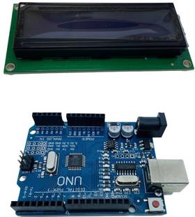 Mechanic37 Combo of 16×2 Blue Blacklight LCD Display With Arduino Uno Compatible Board Electronic Components Electronic Hobby Kit