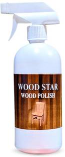 Wood Star Wood Polish for Furniture NO BUFF POLISH (500ml) Kitchen Cleaner