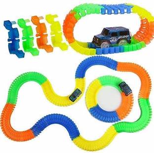 prisma collection Lighting Racing Track for Kids, Led Glow Track Toy Playing Fun