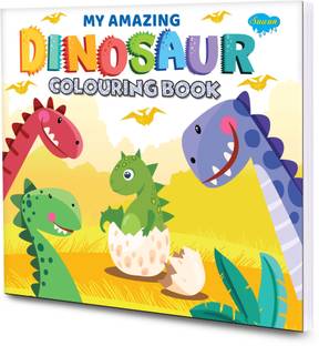 Sawan Dinosaur Colouring Book For 5 Years Old