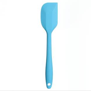 BARETAIL Full Body Silicon Spatula 28cm Blue Colour Pack of 1 Mixing Spatula