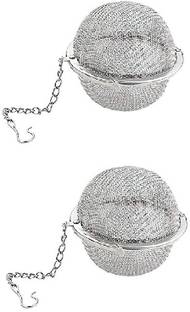TOMATUS Tea Infuser Ball Reusable Extended Chain Hook for Loose Leaf Tea, Spices (Small) Tea Strainer