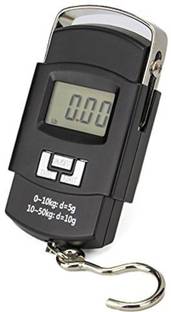 PENADIA Portable Electronic Scale Digital LCD Pocket Weighing Hanging Scale For Home, Office & Travel Luggage Weighing Scale (Black) Weighing Scale