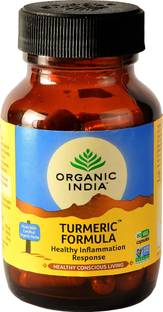 ORGANIC INDIA Turmeric 60 Capsules Bottle