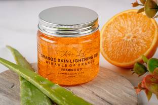 nature leaf Orange Skin Lightning Face Gel
