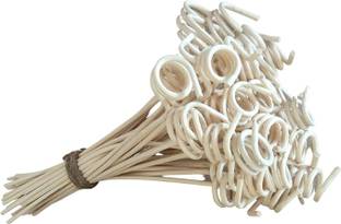 purezento Diffuser Reed Sticks Set 25 Piece Spiral Reed Sticks, Natural Rattan Wood Sticks Spiral Rattan Reed Stick