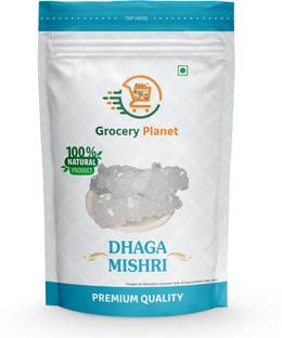 Grocery Planet Dhaga Mishri / Crystal Sweet Candy / Thread Crystal Sugar / Kunja Mishri / Dora Mish Sugar
