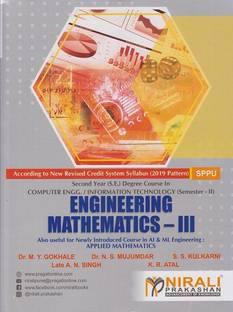 ENGINEERING MATHEMATICS 3 - Second Year (SE) Degree - Computer Engineering / Information Technology IT Engineering - Semester 2 - Savitribai Phule Pune University SPPU