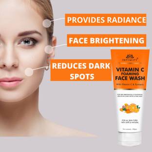 INTIMIFY Vitamin C Foaming  For Pimples & Blackheads Removal For Men & Women Face Wash
