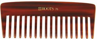 ROOTS Hair Combs - Wide Teeth Comb for Wavy/Curly Medium Length Hair and Shampoo Use