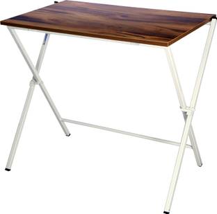 blumuno Multipurpose Folding Table (Posh Wooden finish) Engineered Wood Study Table