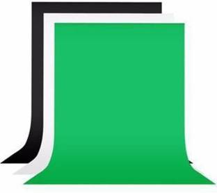 Stookin 6FTX9FT Backdrop Lekera Photo Studio Background Green White &Black (PackOf 3) Reflector