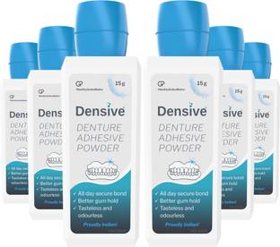 Densive Denture Adhesive Powder Pack of 8 | Denture Adhesive | 15g Per Pack