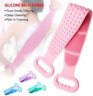 Svello Silicone Body Scrubber, Silicone Bath Body Brush/Back Body Brush