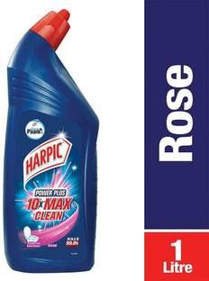 Harpic Power +Plus Rose Liquid Toilet Cleaner @ (1 Liter) Rose