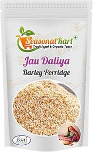 Seasonal Kart Organic Barley Daliya / Jau Dalia|Jau ka Daliya|Cereal for Breakfast|Vegan | Pouch