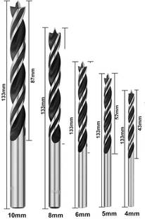 Gadariya King Heavy Duty 5pc Wood drill bit set Heavy Duty 5pc Wood drill bit set