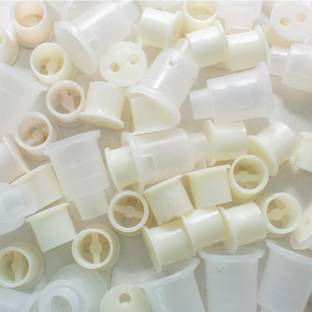 Ovicart White LED Series Cap with Holder for LED Series (100 Pair) Electronic Components Electronic Hobby Kit