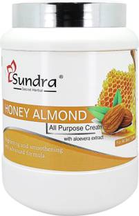 sundra Honey Almond All Purpose Face and Body Massage Cream (1 KG)