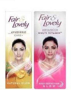 Glow & Lovely MULTI VITAMINS CREAM 49G + AYURVEDIC CREAM 49G
