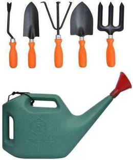 Green India Garden tool kit -5 LTR Watering can with Gardening tool set Garden Tool Kit