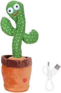 F A S T F R I E N D S Dancing Cactus Toy Talking Repeat Singing Sunny Cactus Toy for Baby Record Your