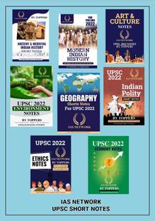 Ias Network UPSC Prelims Short Notes By Toppers 8 Books 1 Combo Set English Medium