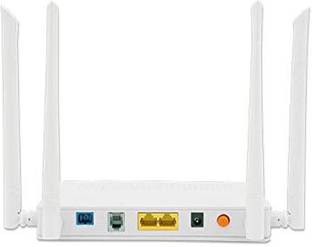 NETLINK HG323DAC Dual Band Fiber net WiFi Router High Speed at 5 GHz+300 Mbps at 2.4 GHz Wireless Router 2.4 GHz 1250 Mbps Wifi Speed Dual Band External Antenna Ethernet (Cable Broadband)