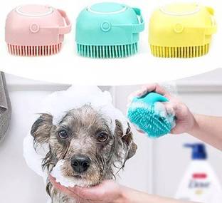 faisna Soft Silicone Bristles Brush for Pet Dogs Cat Rabbit Horse ( 1pc) Basic Comb for  Dog, Cat, Rabbit, Horse