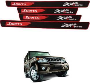 XZRTZ Door Bumper Entry Guards Sill Scuff Cover Panel Step Protector C109 Matte, Glossy Mahindra Bolero Side Garnish