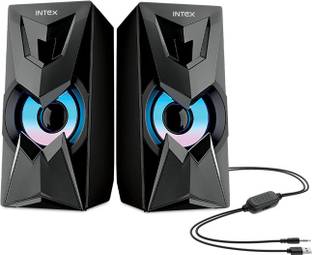 Intex Blaster 101 with Aux Connectivity, USB Powered, and Wired Volume Control 10 W Laptop/Desktop Speaker