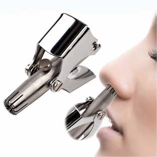 deadly Nose Hair Trimmer for Men Hand Held Ear Hair Trimmer, Stainless Steel Trimmer 10 min  Runtime 2 Length Settings