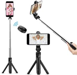 AJEXIM XT-02 Bluetooth Selfie Stick Tripod with Bluetooth remote control Tripod