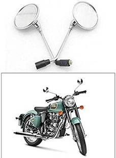 Golden Fox Manual Rear View Mirror For Royal Enfield Classic 350, Classic 500