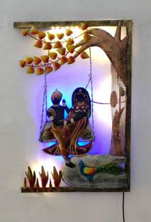 HARIOM ART AND CRAFT Radha Krishna Wall hanging for home