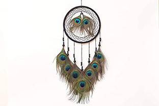 mehruna Dream Catchers Wall Hangings With Lightening & Decoration Items For Positivity Feather Dream Catcher