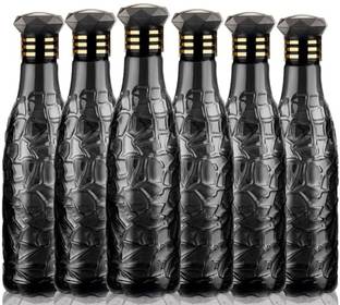 ELEGIOUS ZIG-ZAG Pattern Ring Water Bottles For Fridge Home Office Gym School 1000 ml Bottle