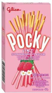 Pocky Strawberry Cream Biscuit Sticks Cream Filled Biscuit