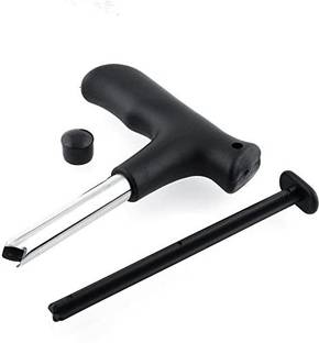 Passion Creatorz Coconut Opener Stainless Steel Drill Cutter with Cleaner Stick, Pack of 1 Coconut Opener, Stainless Steel Cutter Nut Cutter