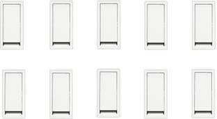 JELECTRICALS Modular Flat Switch 6 AMP 6 A One Way Electrical Switch