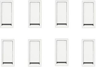 JELECTRICALS Modular Flat Switch 6 AMP 6 A One Way Electrical Switch