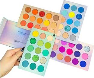 jaisium Eyeshadow Palette 60 Colors Mattes And Shimmers High Pigmented Color Board Palette Long Lasting Makeup Palette 60 g
