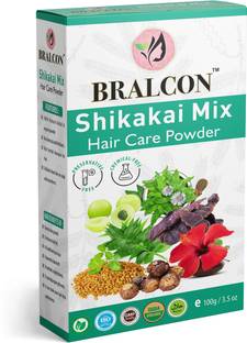 BRALCON Organic Shikakai Mix Powder -100g | 100% Pure & Natural Mix Hair Cair Powder|