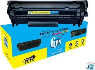 GPN PRINT Easy Refill 12A, Q2612A Black Laser Toner Cartridge Black Ink Cartridge