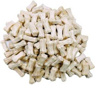 SAWAY Saway Calcium White Press Bone 2 Inch 1 kg Beef, Milk 1 kg Dry Adult, New Born, Senior, Young Dog Food