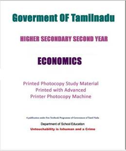 12th Standard Economics In English Tamilnadu State Board Syllabus
