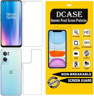 DCASE Front and Back Tempered Glass for OnePlus Nord CE 2 5G