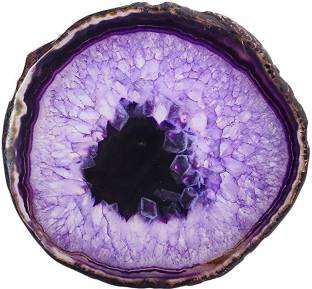 Multiagate 1 PC Agate Slices Geode Stones,Place Card ,Purple Decorative Showpiece  -  10 cm