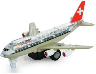 TECHZAGE Pull Back Famous AIR BUS A 380 Plane Toy for Kids